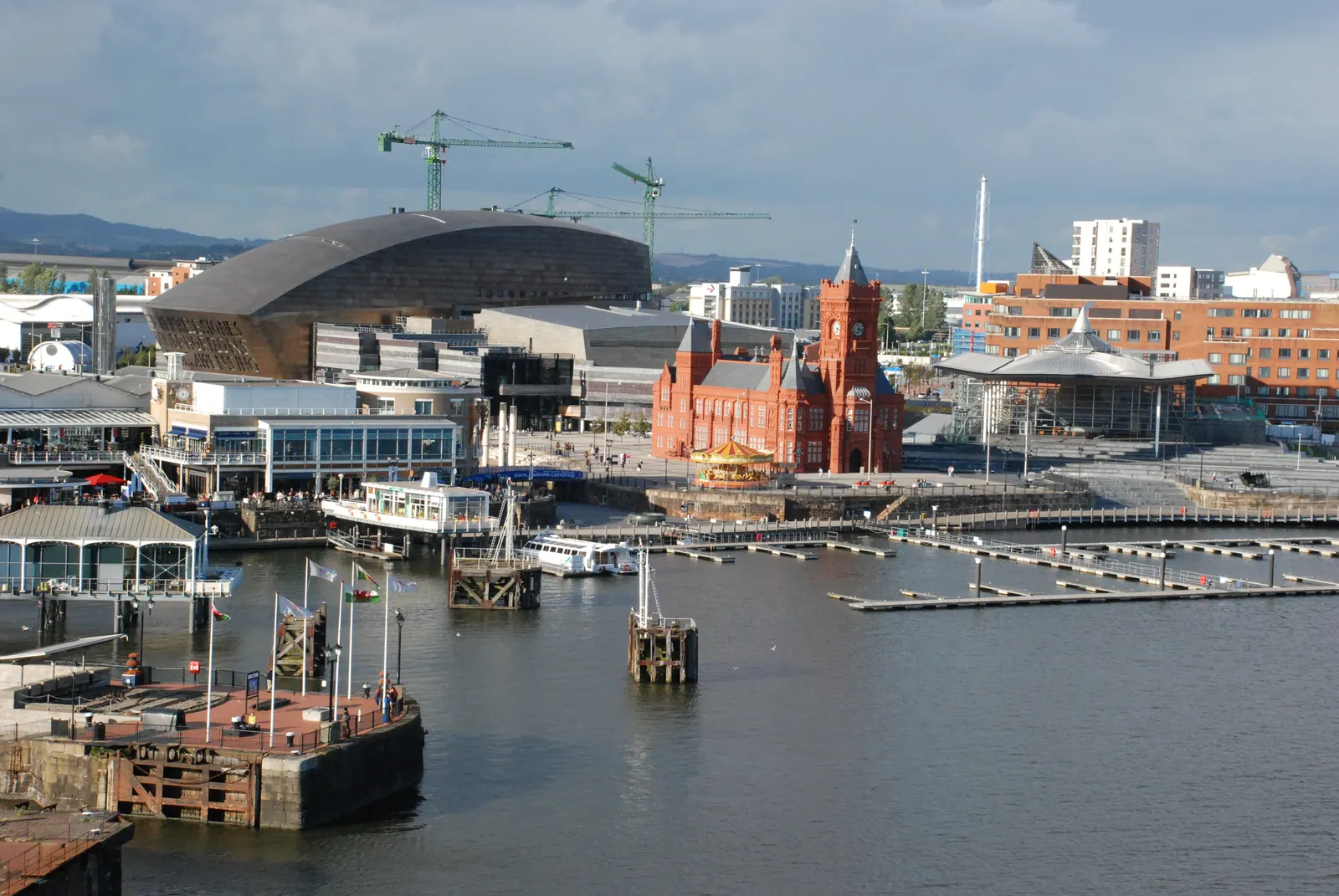 Cardiff Bay and the Pierhead Building