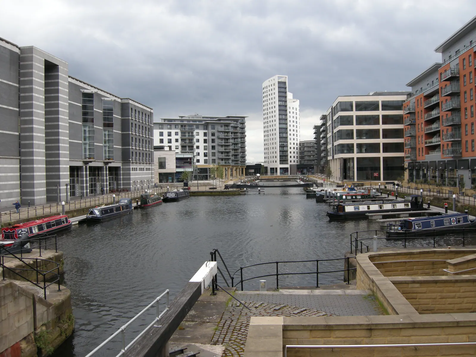 The waterfront at Leeds Dock